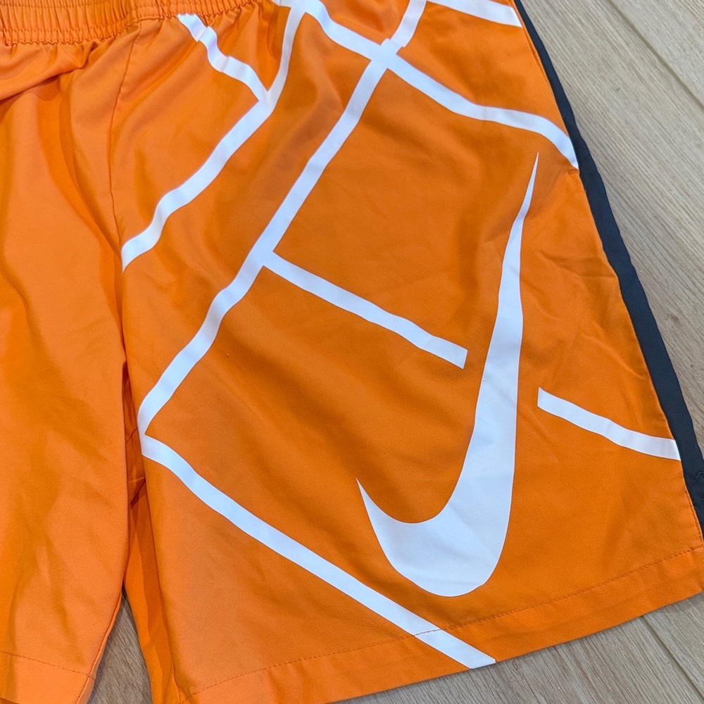 Nike Men's Bright Orange Athletic Shorts - Picture 3 of 3